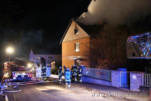 Dachstuhlbrand in Haibach
